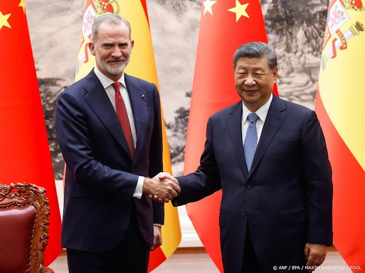 Chinese president wil economische banden met Spanje versterken