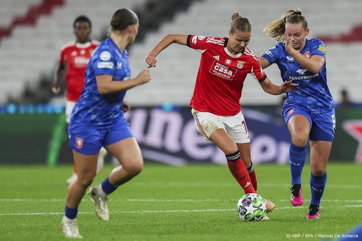 Twente-vrouwen spelen gelijk bij Benfica in Champions League