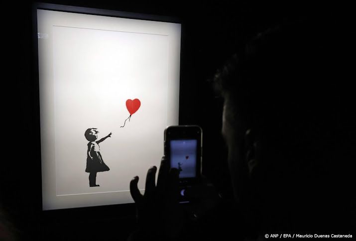 Cel voor diefstal Meisje met Ballon van Banksy