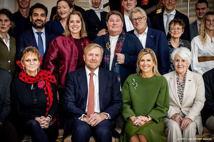 Koning noemde Anne-Wil Blankers 'overgrootmoeder'