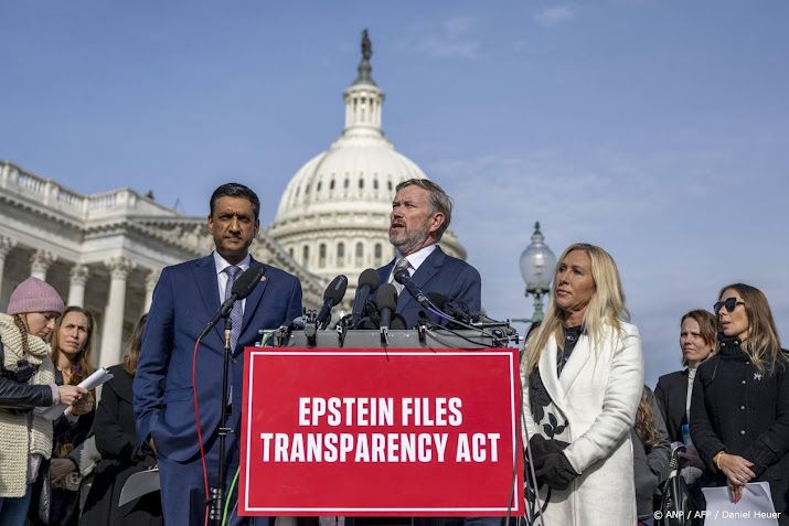 Huis stemt vrijwel unaniem voor vrijgave dossiers Jeffrey Epstein