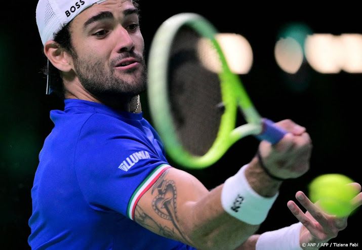 Berrettini zet Italië op voorsprong in halve finale van Davis Cup
