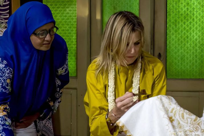 Koningin Máxima is 'niet zo goed' in batik