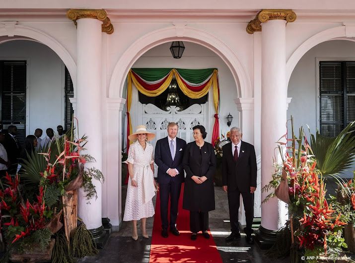 Koning Willem-Alexander 'zo dankbaar' om in Suriname te zijn