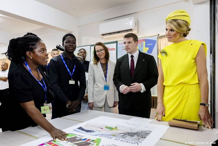 Studenten vertellen koningspaar over oplossingen voor Suriname