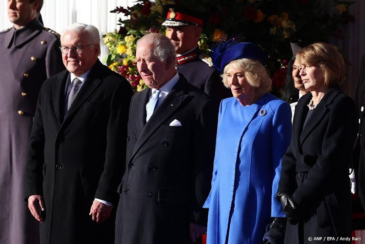 Charles en Camilla verwelkomen Duitse bondspresident Steinmeier