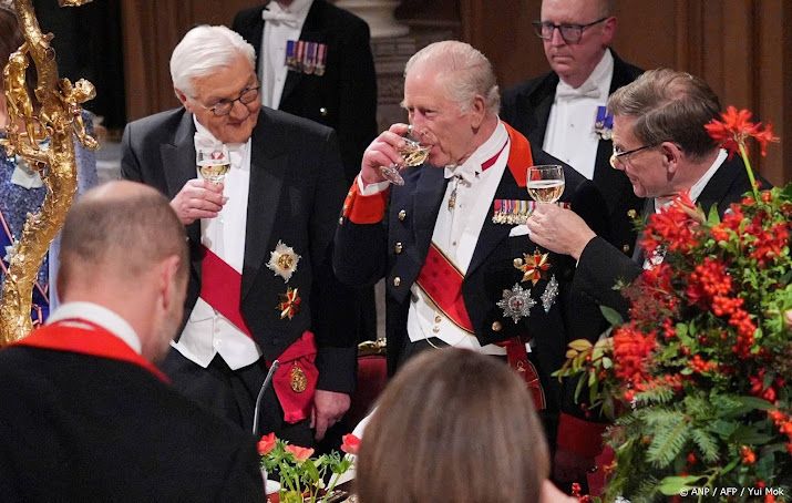 Koning Charles benadrukt steun aan Oekraïne tijdens staatsbanket 