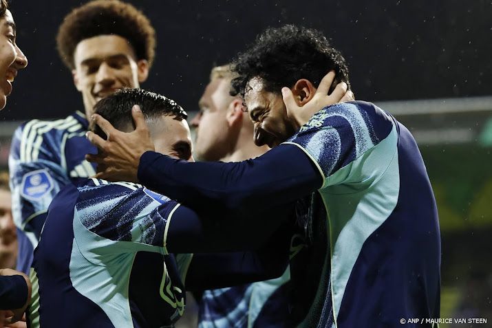 Ajax wint dankzij eigen treffers Fortuna voor tweede keer op rij