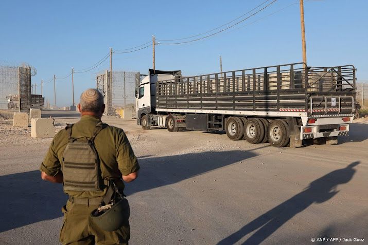 Israël heropent grensovergang Jordanië voor hulptransport Gaza