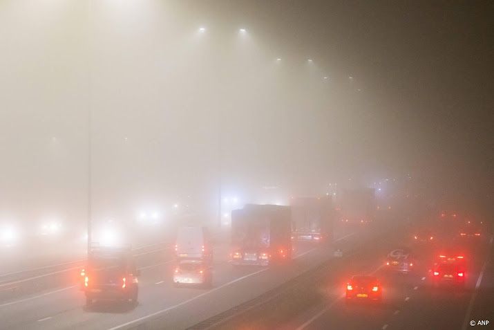 KNMI waarschuwt ook voor dichte mist in Zuid-Holland en Utrecht