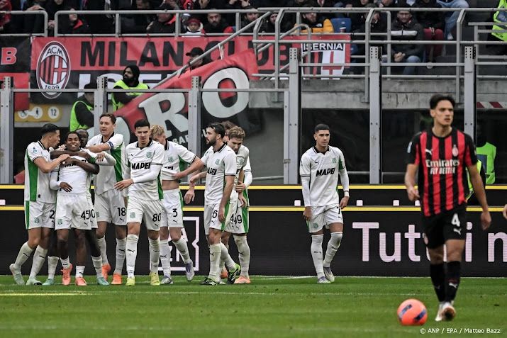 AC Milan laat punten liggen in thuiswedstrijd tegen Sassuolo