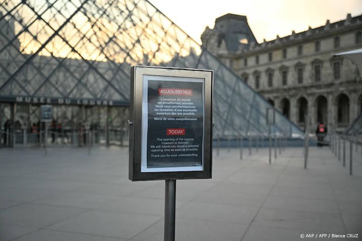 Louvre gesloten vanwege staking personeel