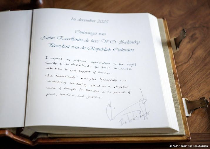 Zelensky dankt koninklijke familie voor steun aan Oekraïne 