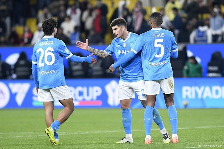 Napoli verslaat AC Milan en bereikt finale Italiaanse Supercup 