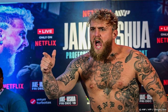 Jake Paul heeft kaak gebroken tijdens boksgevecht 