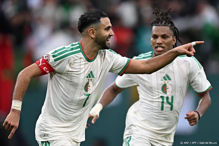 Mahrez schiet Algerije naar zege op Soedan in Afrika Cup 