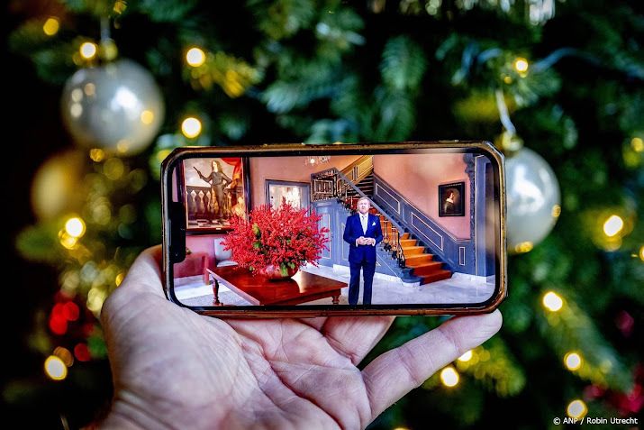 Kersttoespraak koning iets langer dan vorig jaar
