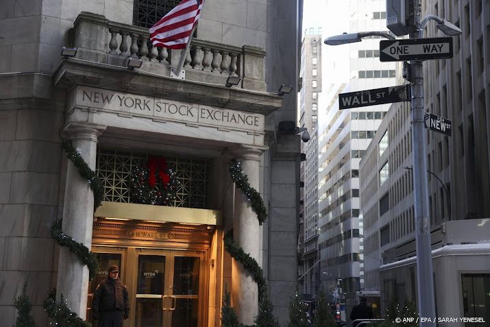 Wall Street opent vrijwel vlak op tweede kerstdag