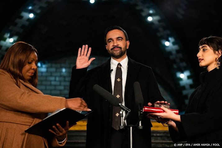 Mamdani beëdigd als burgemeester van New York 