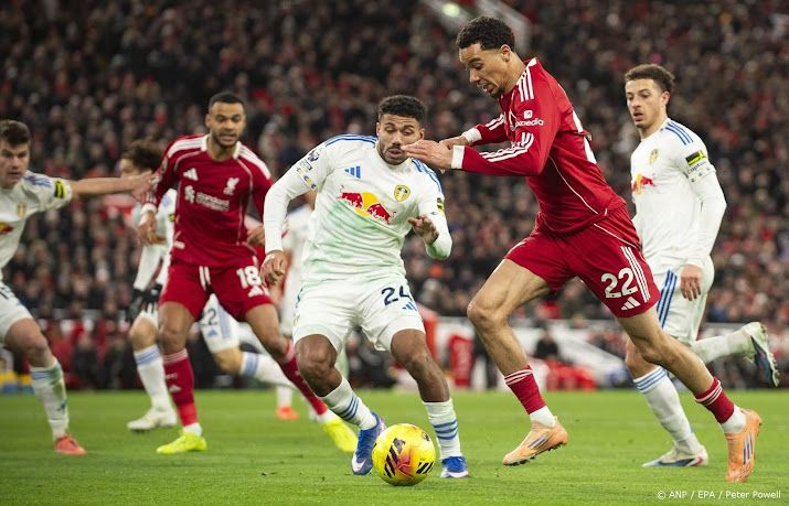 Liverpool kan thuis niet winnen van Leeds United