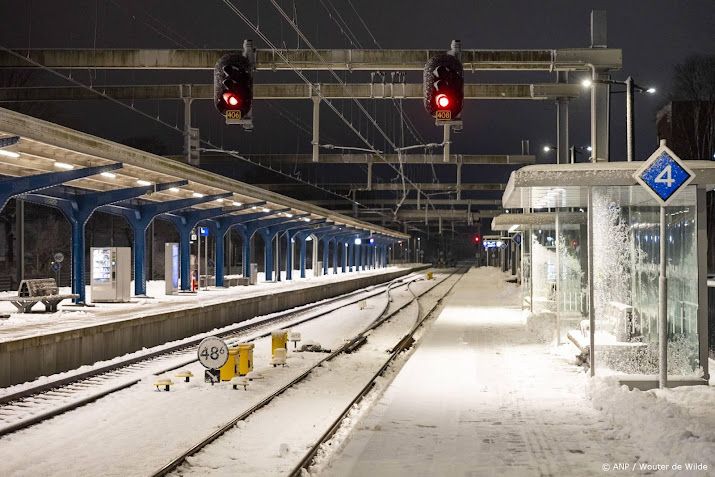 Op meerdere plekken in noorden geen treinen door wisselstoringen