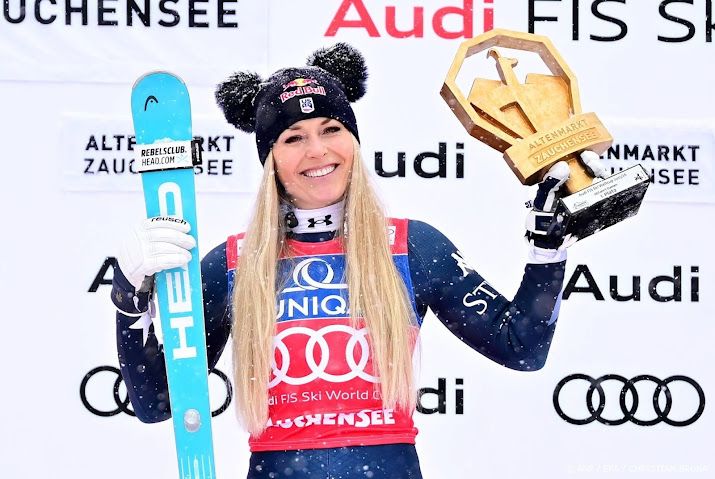 Skiester Vonn tekent in Zauchensee voor 84e wereldbekerzege