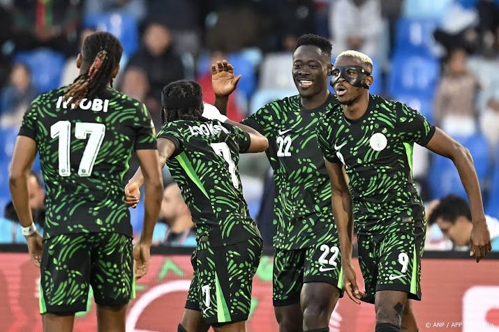 Nigeria klopt Algerije en bereikt halve finale Afrika Cup