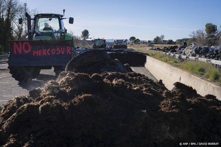 Ook zondag boerenblokkades in België tegen Mercosur-deal