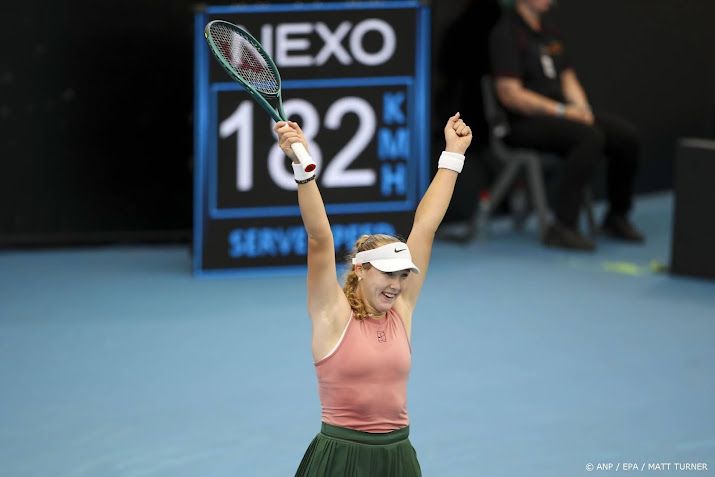 Tennisster Andrejeva wint in Adelaide 