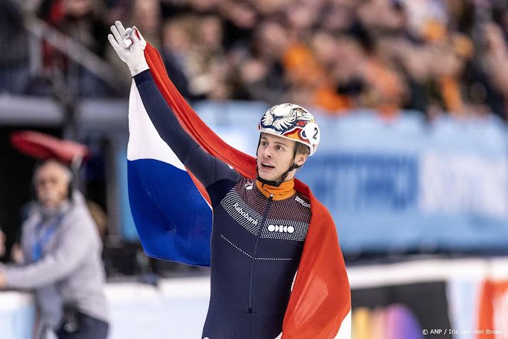 Van 't Wout prolongeert titel 1500 meter op EK shorttrack