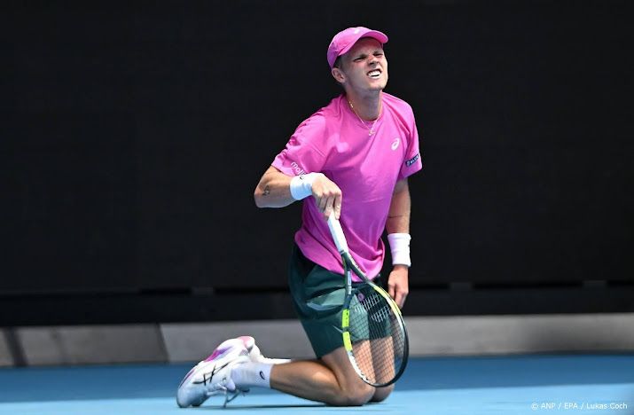 De Jong niet naar tweede ronde Australian Open 