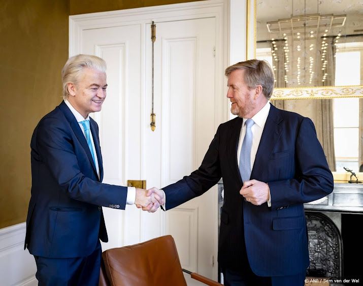 Koning ontvangt Jetten, Wilders en Yeşilgöz op Huis ten Bosch