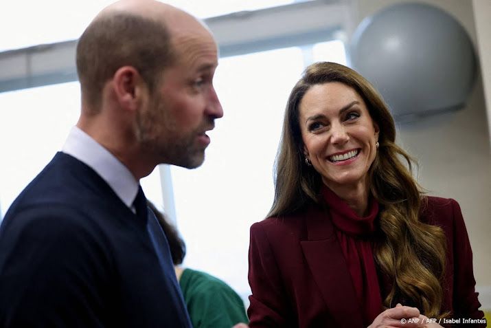 William en Catherine curlen in Schotland