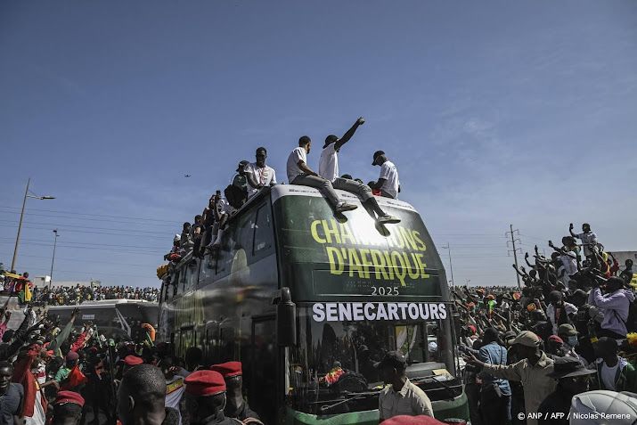 Senegalese spelers krijgen bonus en stuk land na winst Afrika Cup