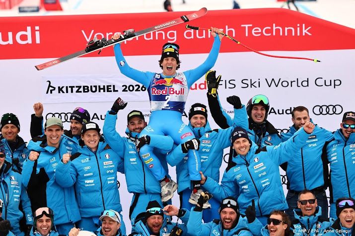 Italiaanse skiër Franzoni de beste in Hahnenkammrennen