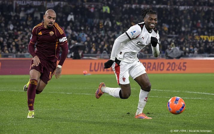 AS Roma speelt met Malen gelijk in topper tegen AC Milan 