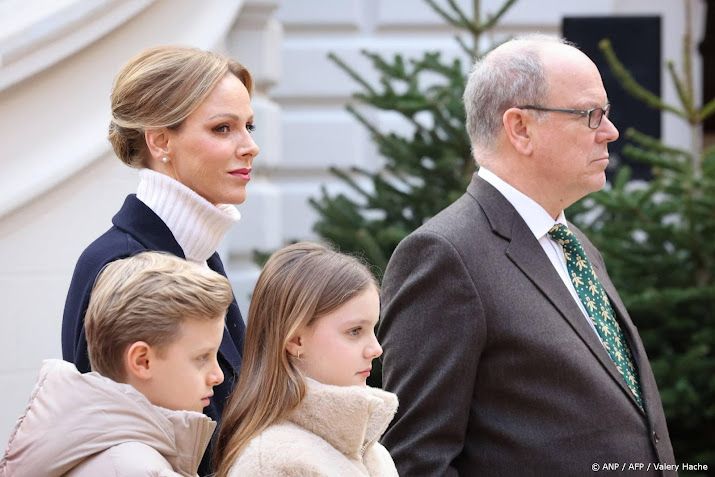 Prins Albert en gezin vieren feestdag van patroonheilige Monaco