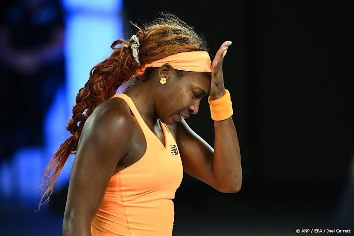 Tennisster Gauff boos over uitzenden kapotslaan racket 