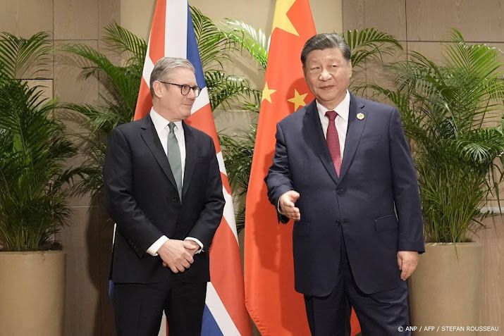 Xi tegen Starmer: China open voor langdurige strategische relatie