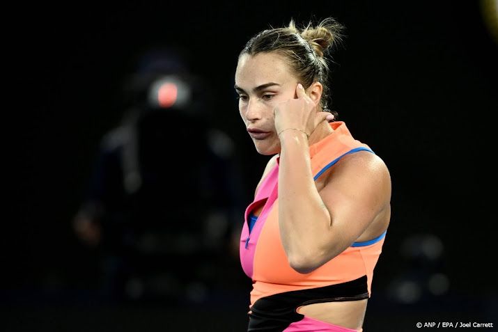 Sabalenka woest om verlies punt na 'hinderlijk kreunen'  