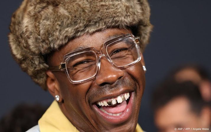 Tyler, the Creator treedt op tijdens de Grammy Awards 