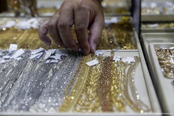 Prijzen goud en zilver verder omlaag na sterke daling vrijdag