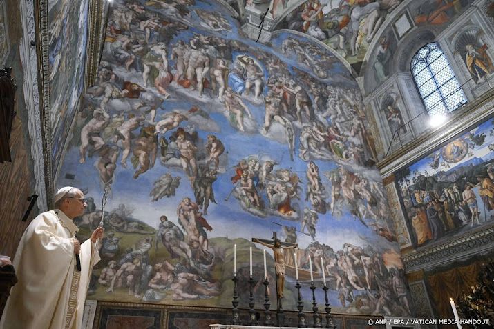 Restauratie van fresco Michelangelo in Sixtijnse Kapel begonnen