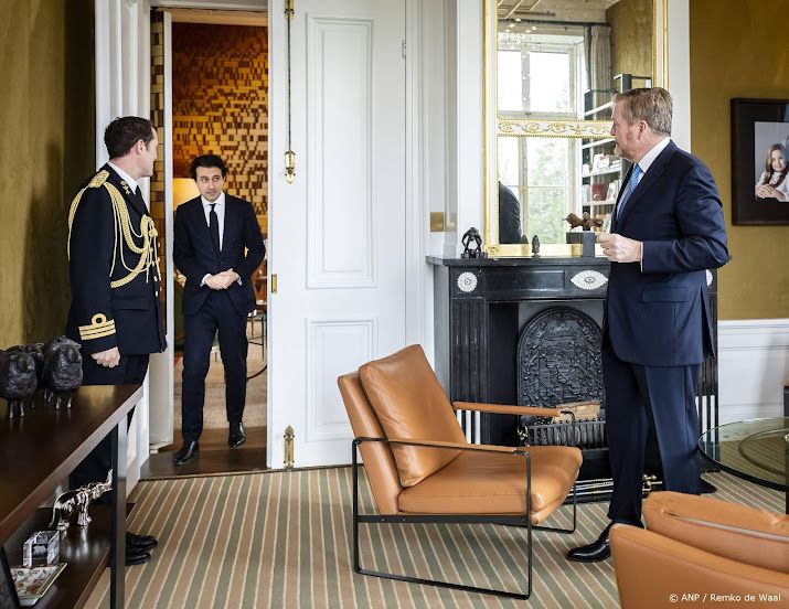 Jesse Klaver op bezoek bij koning Willem-Alexander