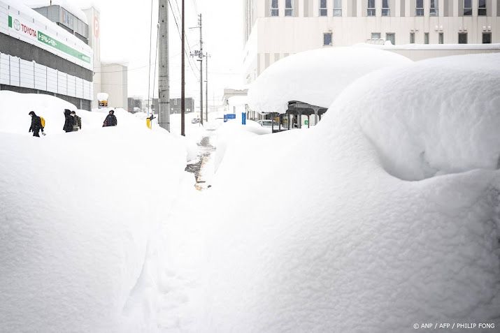 Dodental door zware sneeuwval in Japan loopt op tot dertig