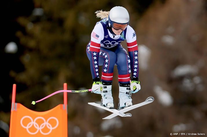 Skiester Vonn voltooit trainingsrun ondanks kruisbandblessure