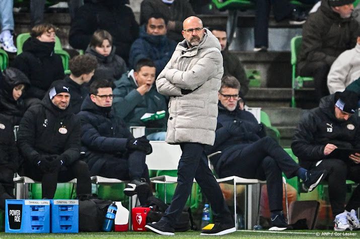 Bosz noemt overwinning van PSV bij Groningen 'zwaar bevochten' 