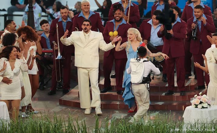 Lady Gaga en Ricky Martin treden met Bad Bunny op in Super Bowl