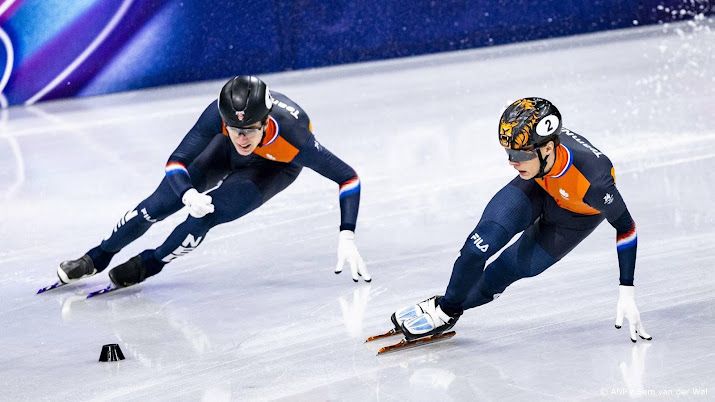 Shorttrackers winnen B-finale aflossing in olympisch record
