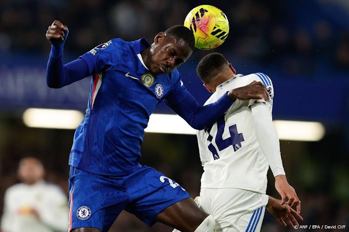 Chelsea geeft 2-0-voorsprong weg en speelt gelijk tegen Leeds